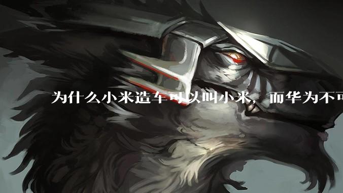 为什么小米造车可以叫小米，而华为不可以用华为品牌造车？