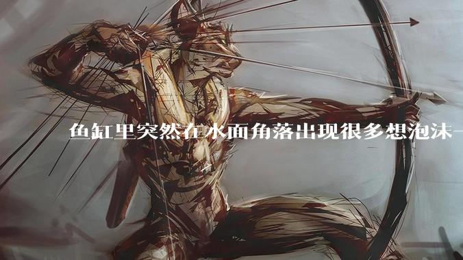 鱼缸里突然在水面角落出现很多想泡沫一样的气泡是怎么回事？